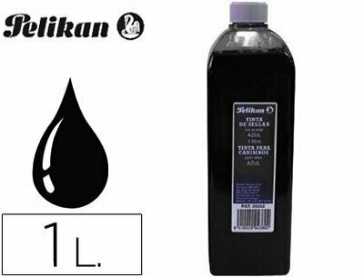 Tinta para entintar tampón NEGRO (1000 ml) de Pelikan