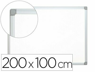Pizarra blanca laminada (150 x 100 cm) de Q-Connect