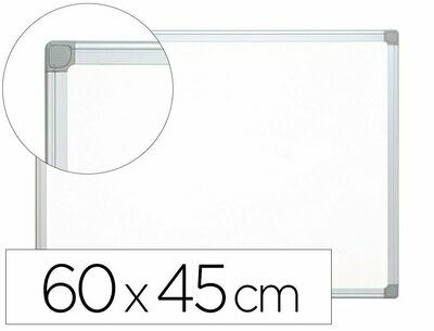 Pizarra blanca lacada magnética (60x45 cm) de Q-Connect
