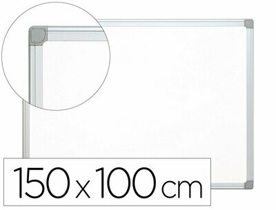 Pizarra blanca lacada magnética (150x100 cm) Q-Connect