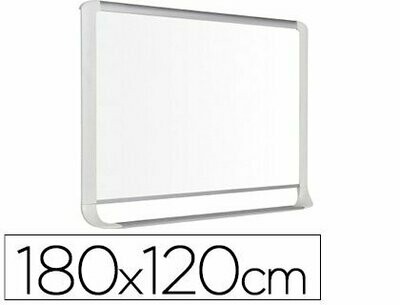 Pizarra blanca lacada magnética (180x120 cm) Bi-Office