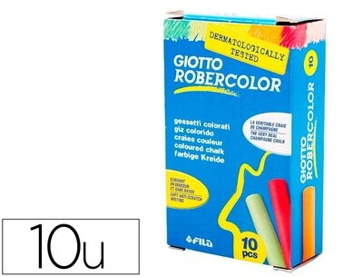 Tiza colores surtidos antipolvo Robercolor de Giotto