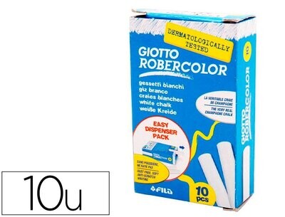 Tiza blanca antipolvo Robercolor de Giotto