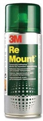 Pegamento en spray (400 ml) reposicionable Re Mount de 3M