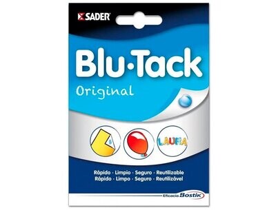 Adhesivo reutilizable multiusos Blu-Tack original