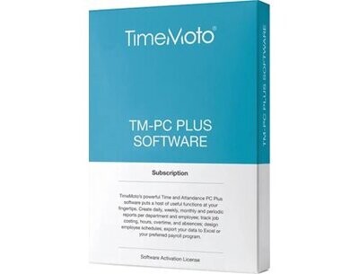 Software gestión horarios TimeMoto PC Plus de Safescan