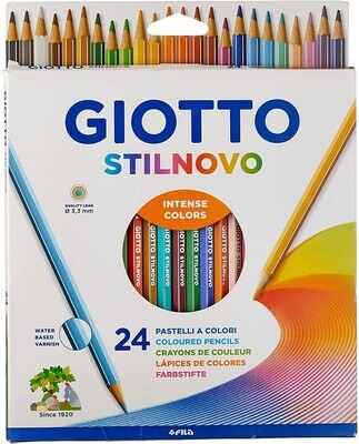 Lápices hexagonales (24 colores) Stilnovo de Giotto