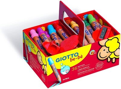 Lápices (36 colores y sacapuntas) Be-Bè de Giotto