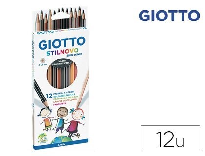 Lápices (12 colores) Stilnovo Skin Tones de Giotto