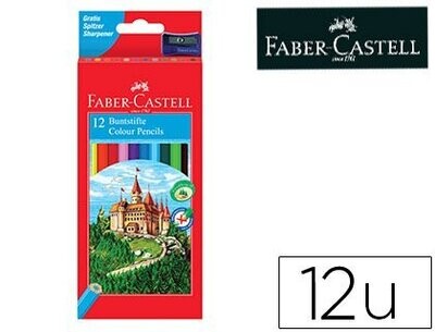 Lápices hexagonales (12 colores) de Faber-Castell