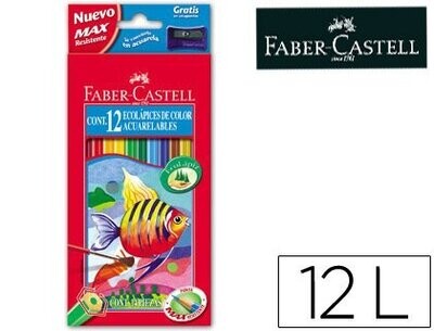 Lapices acuarelables (12 colores) de Faber-Castell