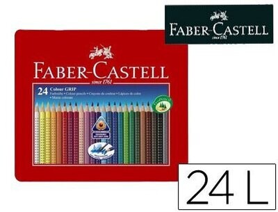 Lápices acuarelables (24 colores) de Faber-Castell