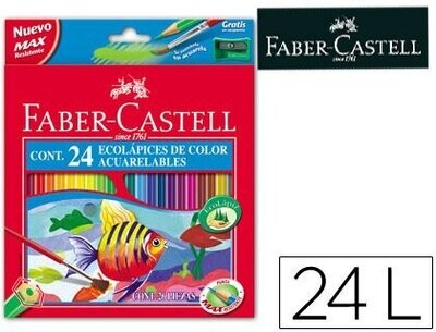 Lapices acuarelables (24 colores) de Faber-Castell