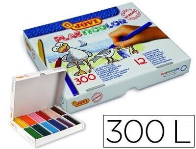 Lapices de cera (300 unidades) Plastcolor de Jovi
