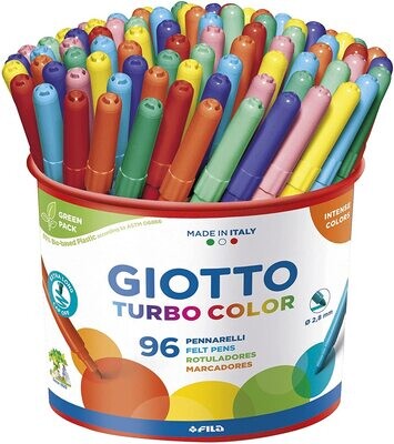 Rotulador escolar (96 unidades) Turbo Color de Giotto