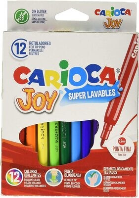Rotulador escolar (12 colores) Joy de Carioca
