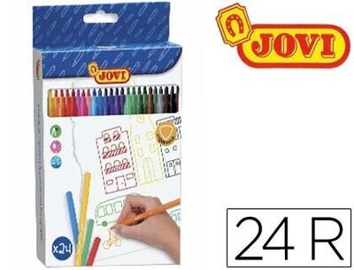 Rotulador escolar (24 colores) Slim de Jovi