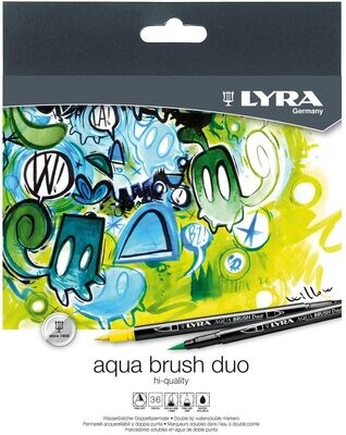Rotulador acuarelable (36 colores) Aqua Brush Duo Lyra