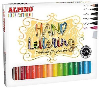Rotulador set Hand Lettering Color experience de Alpino