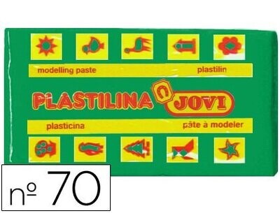 Plastilina pequeña (50 gr) VERDE CLARO de Jovi