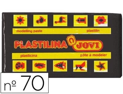 Plastilina pequeña (50 gr) NEGRO de Jovi