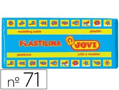 Plastilina mediana (150 gr) AZUL CLARO de Jovi