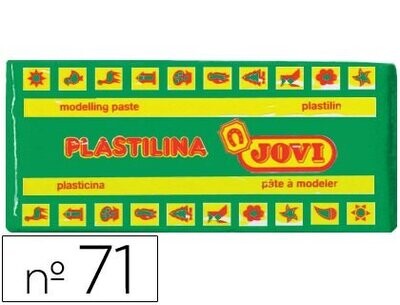 Plastilina mediana (150 gr) VERDE CLARO de Jovi