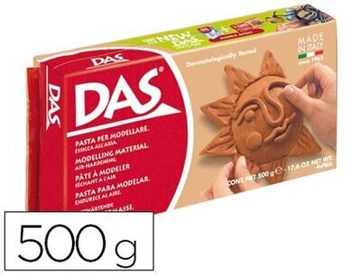 Pasta modelar TERRACOTA (500 gr) de Das