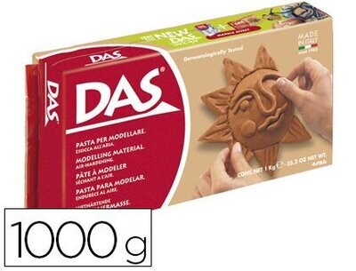 Pasta modelar TERRACOTA (1000 gr) de Das