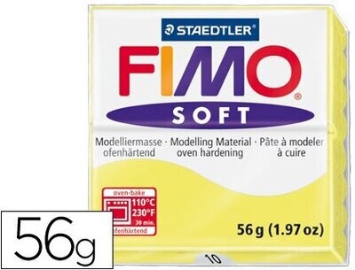 Pasta modelar AMARILLO LIMÓN (56 g) Fimo Soft Staedtler