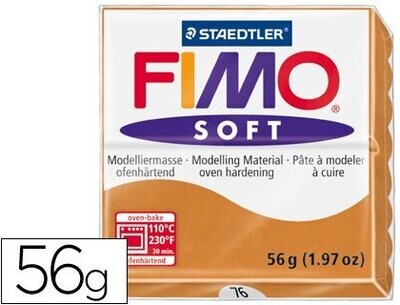 Pasta modelar COGNAC (56 gr) Fimo Soft de Staedtler