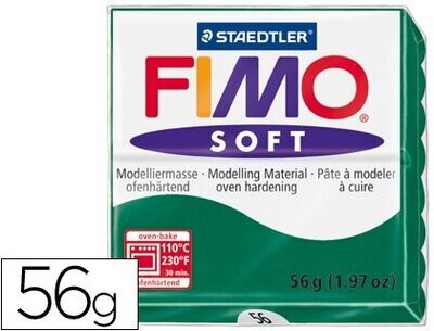 Pasta modelar VERDE ESMERALDA (56g) Fimo Soft Staedtler