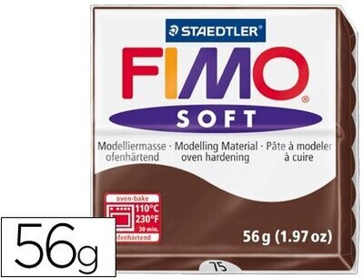 Pasta modelar CHOCOLATE (56 gr) Fimo Soft de Staedtler