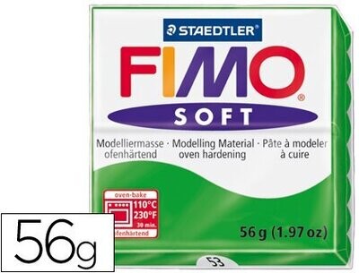 Pasta modelar VERDE TROPICAL (56 g) Fimo Soft Staedtler