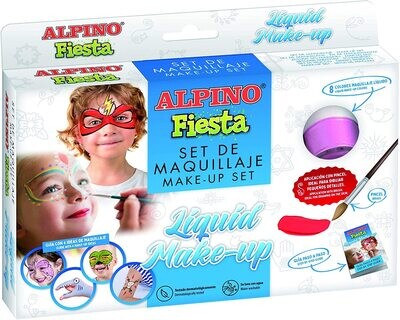 Maquillaje líquido facial multicolor Fiesta de Alpino