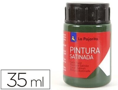 Pintura látex VERDE PINO (35 ml) L-41 de La Pajarita