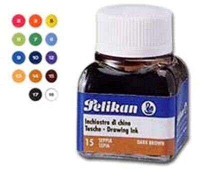 Tinta china 10 colores surtidos (10 ml) de Pelikan