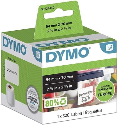 Etiquetas papel (70x54 mm) diskettes Dymo LabelWriter