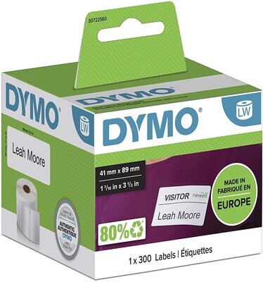 Etiqueta papel (89 x 41mm) identific. Dymo LabelWriter
