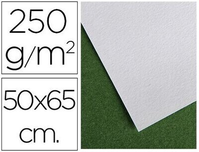 Papel secante blanco liso 50x65 cm (250 gr) de Canson