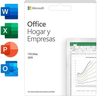 Microsoft Office Hogar y Empresas 2019 todas las aplicaciones de Office 2019