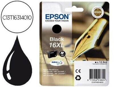 Epson 16 XL Cartuchos de tinta original NEGRO
