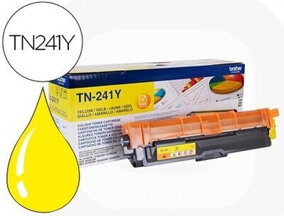Brother TN241Y Toner láser original para impresoras