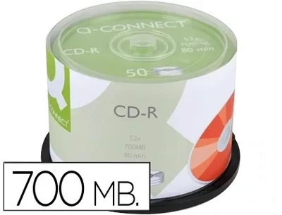 CD-R (capacidad 700 Mb) de Q-Connect