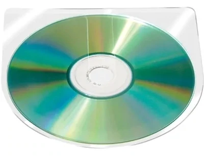 Funda autoadhesiva para CD/DVD SIN SOLAPA de Q-Connect