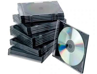 Caja para CD/DVD slim de Q-Connect