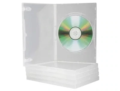 Caja para DVD transparente de Q-Connect