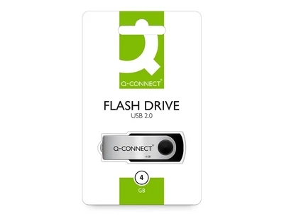 Memoria Flash USB 2.0 (4 GB) de Q-Connect
