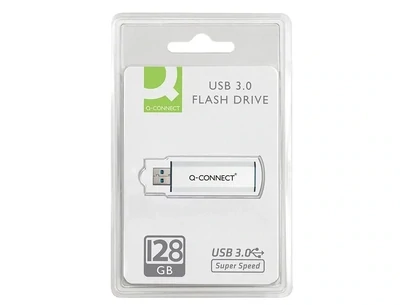 Memoria Flash USB 3.0 (128 GB) de Q-Connect