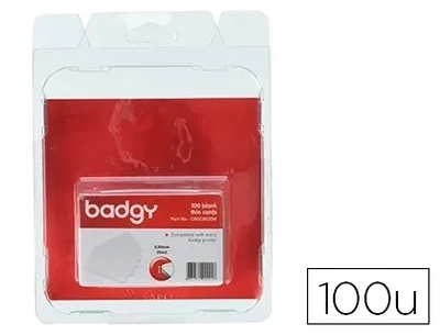 Tarjetas PVC para impresora Badgy 100 y 200